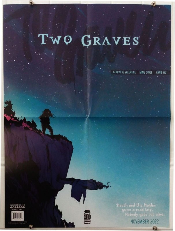 Two Graves Image 2022 Double Sided Folded Promo Poster 18x24 New [FP428] 