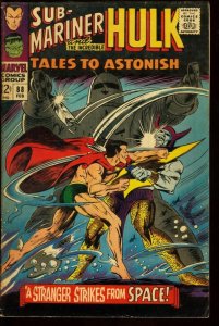 TALES TO ASTONISH #88-SUB-MARINER-HULK-SILVER AGE VG 