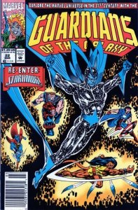 Guardians of the Galaxy #22 Marvel Comics Newsstand 3/92 (VF+ 8.5/Stock Photo)