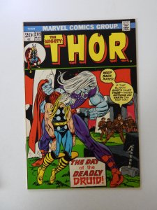 Thor #209 (1973) VG+ condition subscription crease