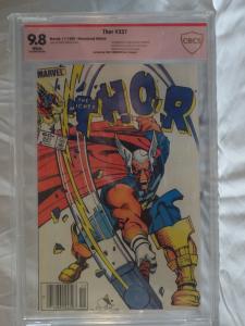 Thor #337 - CBCS 9.8 - 1st Beta Ray Bill - Signed Walt Simonson