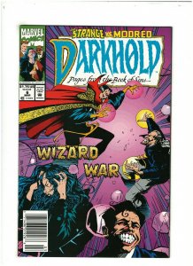 Darkhold #6 NM -9.2 Newsstand Marvel Comics 1993 Dr. Strange vs. Modred