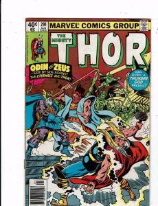 Lot Of 5 Mighty Thor Marvel Comic Books # 291 308 324 325 329 Avengers Loki BD2