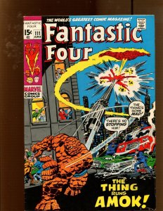 Fantastic Four #111 - John Buscema Art! (6.0) 1971