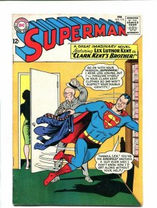 SUPERMAN 175-1965-FEBRUARY-LEX LUTHER KENT COVER FN