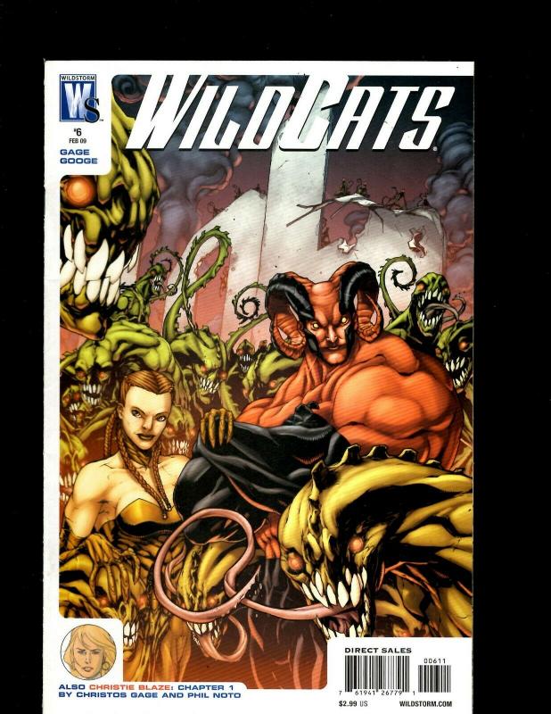 Lot of 12 Wildcats Wildstorm Comic Books #1 2 3 4 5 6 7 7 8 9 10 11 J398