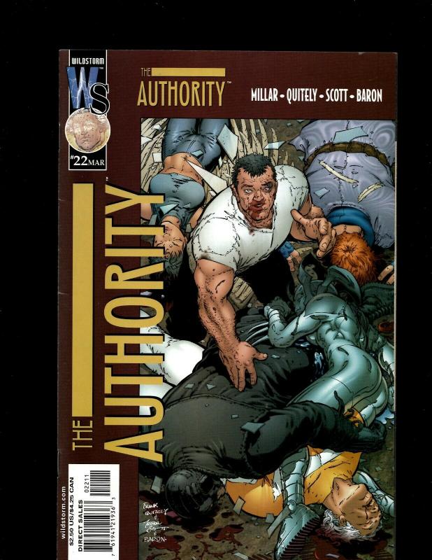 Lot of 10 Authority Comic Books #21 22 23 24 25 26 27 28 29, Annual 2000 J54