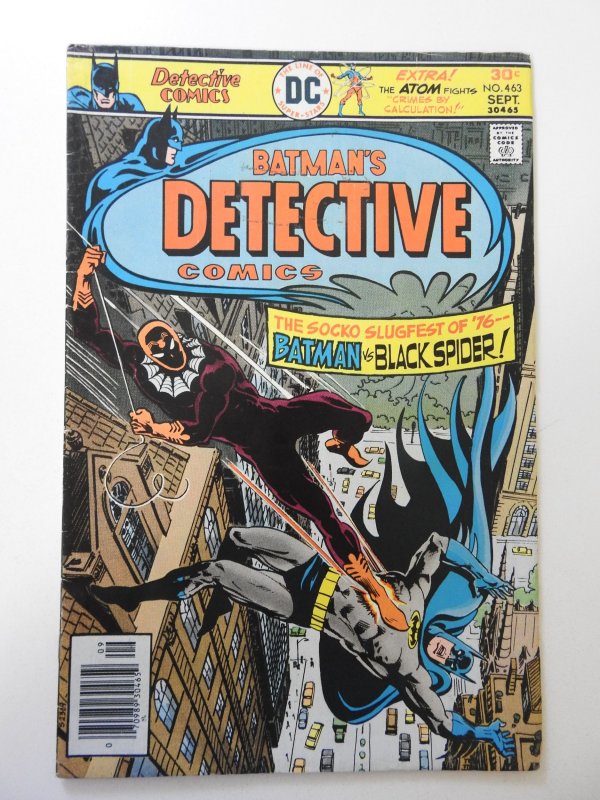 Detective Comics #463 (1976) VG+ Condition tape residue fc, moisture stain