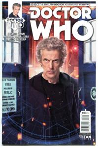 DOCTOR WHO #6 B, NM, 12th, Tardis, 2016, Titan, 1st, more DW in store, Sci-fi