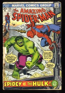 Amazing Spider-Man #119 Low Grade Complete Vs Incredible Hulk!