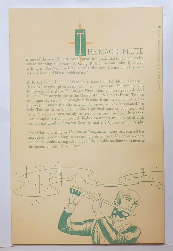 Magic Flute, The #1 (1990, Eclipse) 9.0 VF/NM  