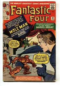 Fantastic Four #22 Jack Kirby-1964-Marvel comic book VG