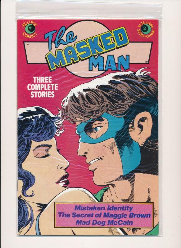 Eclipse Comics THE MASKED MAN SET-#1-#7 VERY FINE+ (HX671) 