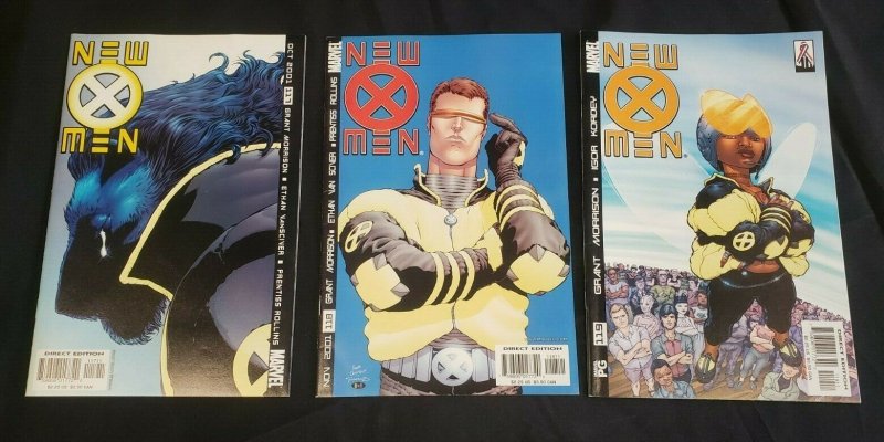 NEW X-MEN 6PC (VF/NM) ISSUES #117-21, & 155, DANGER ROOMS 2001-04