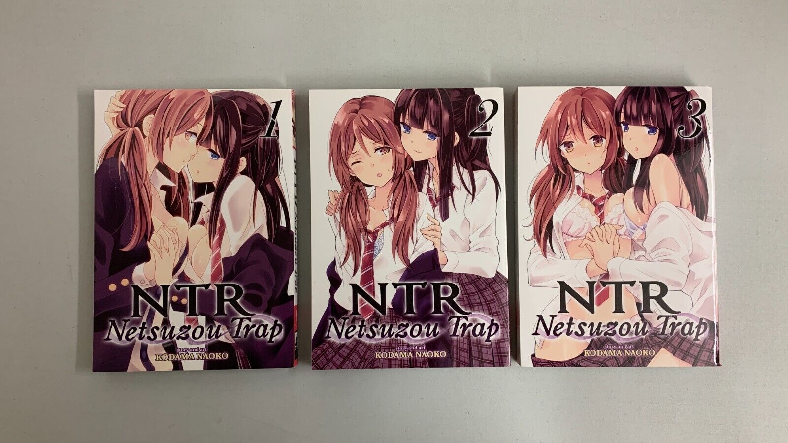NTR - Netsuzou Trap Vol. 1-3 Set Kodama Naoko 1 2 3 Manga English