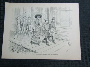 1910 YESTERDAYS Comic Strip by Frank King 10x7 pg.10 FN 6.0 Sunday Apparel