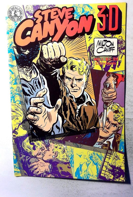 Steve Canyon 3-D #1 (1986) Kitchen Sink Press 1st Print Comic Book