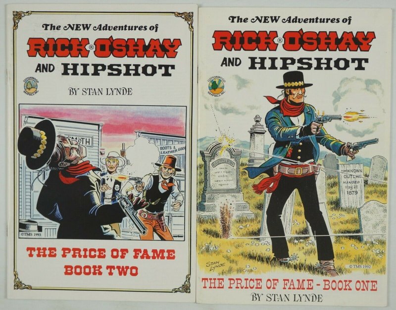 New Adventures of Rick O'Shay and Hipshot #1-2 complete series - western 