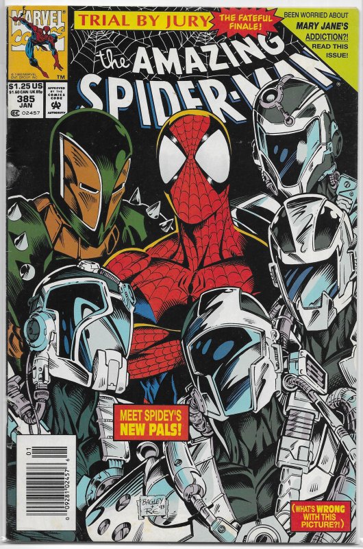 Amazing Spider-Man   vol. 1   #385 VG (Trial by Jury 3)