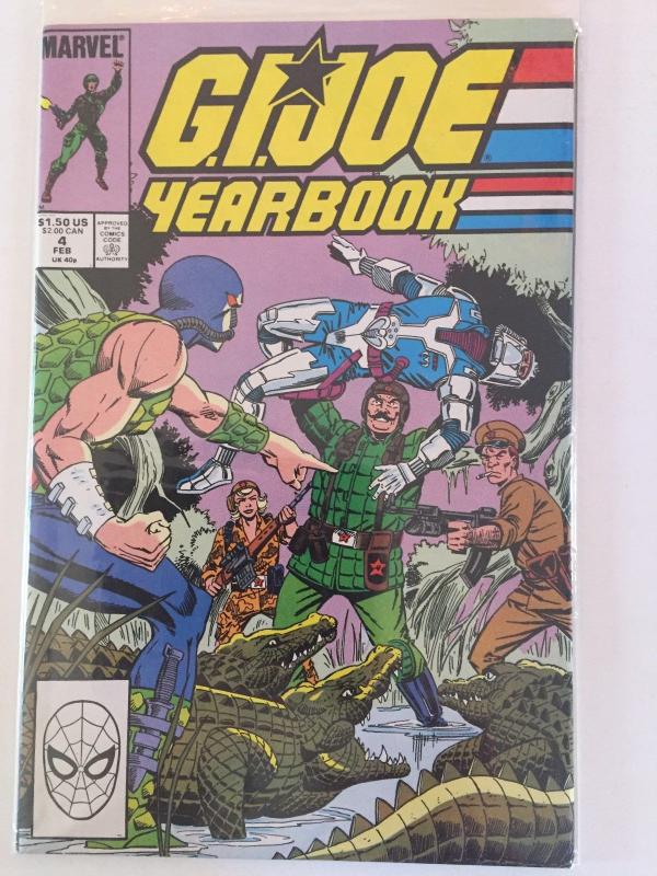  G.I. JOE YEARBOOKS  V1 #1 thru #4  1985    EVERYTHING YOU WANTED KNOW