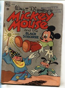 Mickey Mouse-Four Color Comics #248 1949-Dell-Black Sorcerer-Walt Disney-VG