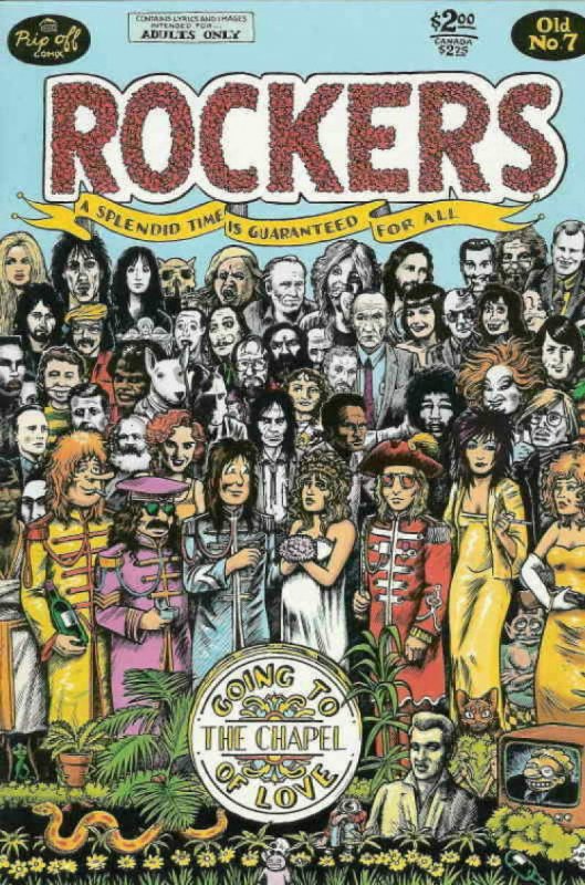 ROCKERS #7, VF/NM, Crabb, Rip Off Press, Beatles type cover, 1985 1989