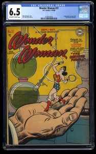 Wonder Woman #31 CGC FN+ 6.5 Off White to White