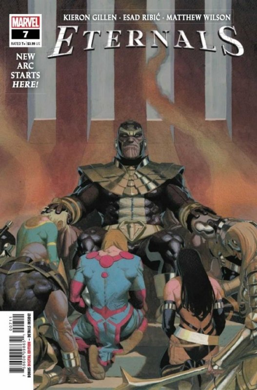 ETERNALS #07 (2022) ESAD RIBIC | TRADE DRESS | MAIN COVER