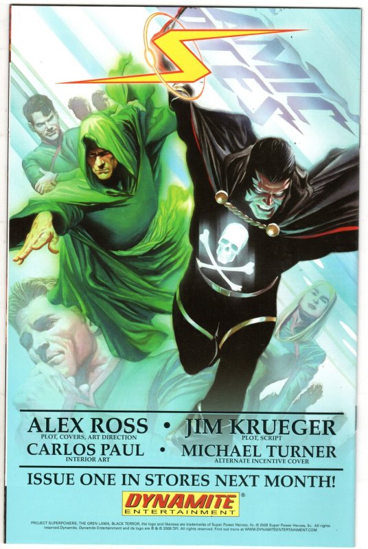 Project Superpowers #0 (2008) ECCC Cover