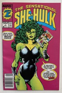 (1989) SENSATIONAL SHE-HULK #1 NEWSSTAND VARIANT COVER! Rare!