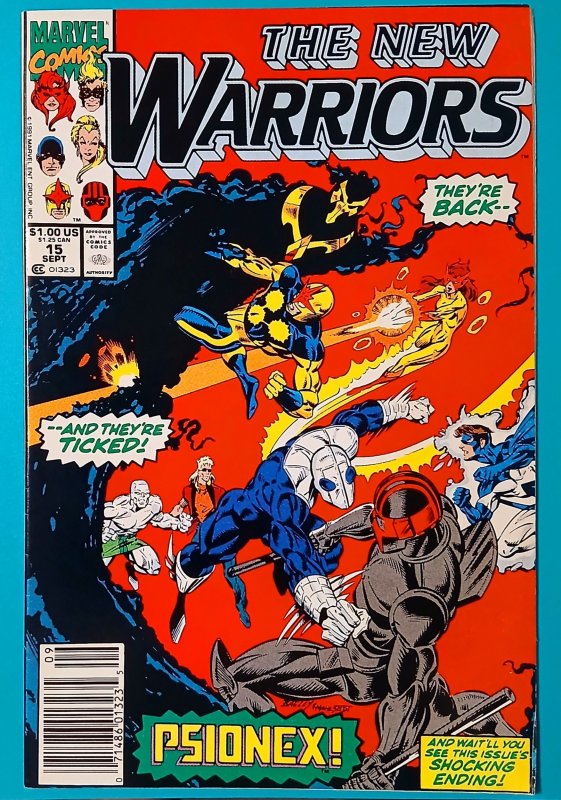 The New Warriors #15 (1991) Nova MCU Secret Wars Thunderbolts Avengers X-Men