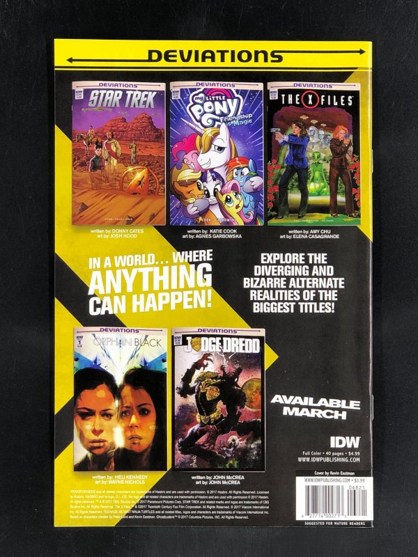 Teenage Mutant Ninja Turtles #68 Cover B (2017)