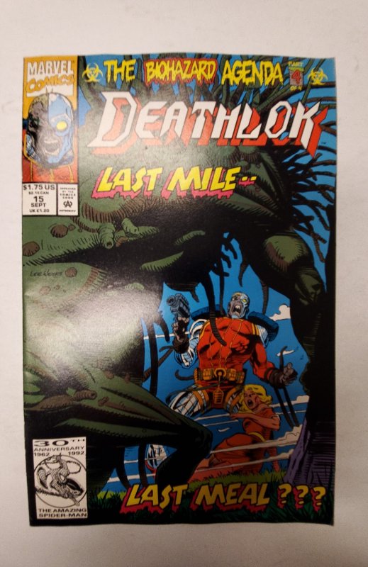 Deathlok #15 (1992) NM Marvel Comic Book J676