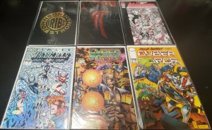 6PC CYBER FORCE LOT (9.4) JIM LEE!! 1992