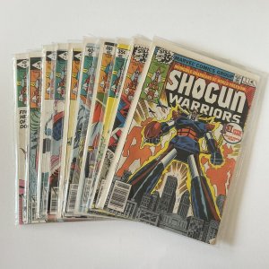 Shogun Warriors 1-11 13-20 Fine-Very Fine Fn To Very Fine 6.0-8.0 Lot Marvel