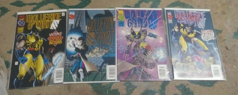 Wolverine  Gambit: Victims # 1 2 2 3 4 1995 MARVEL  complete  ROGUE xmen