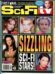 MAG: Sci-Fi TV 8/1999-X-Files-Buffy-Xena-Star Trek-color pix-info-foldout cov...