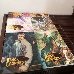 Black Leopard #1 - 4 Lot of 4 ENGLISH MANGA TITLES 2003 WING SHING MA COMICSONE