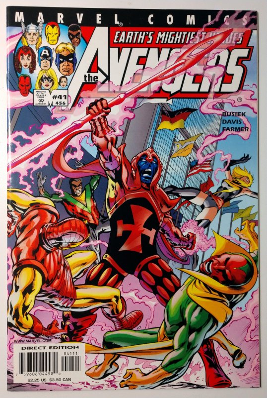 Avengers #41 (9.0, 2001) Part one of a sixteen-issue arc titled The Kang Dynasty