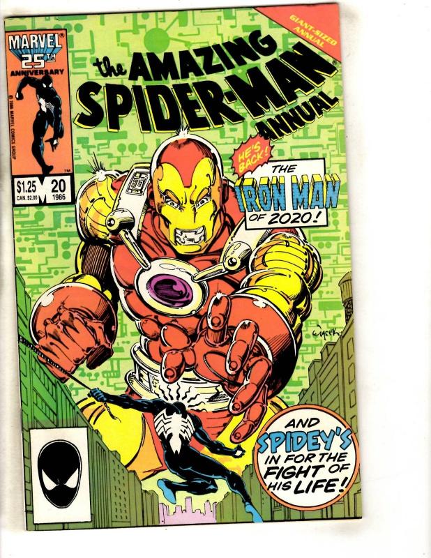 7 Amazing Spider-Man Marvel Comic Books ANNUALS # 19 20 22 23 24 25 01' CR60