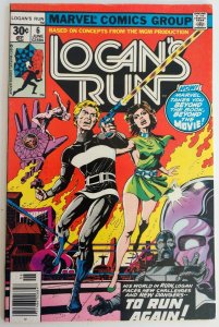 Logan's Run #6, 1st solo backup story featuring Thanos