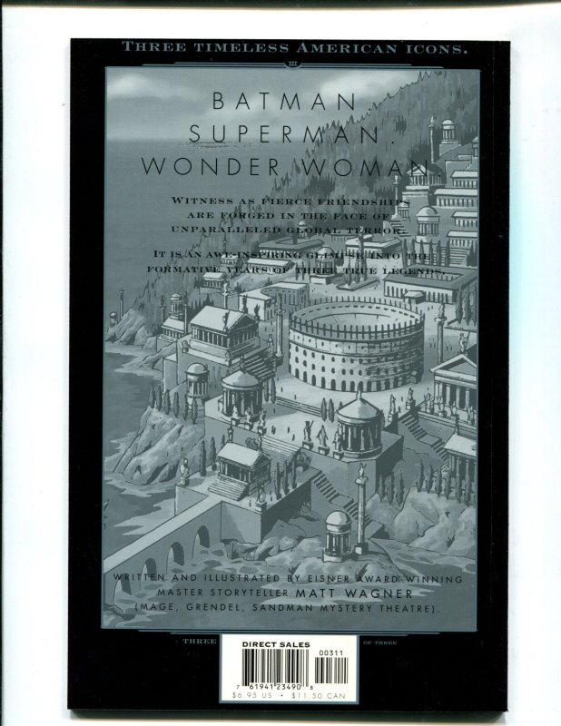 Batman/Superman/Wonder Woman: Trinity #1-3 - THREE PIECE LOT! (9.0/9.2) 2003