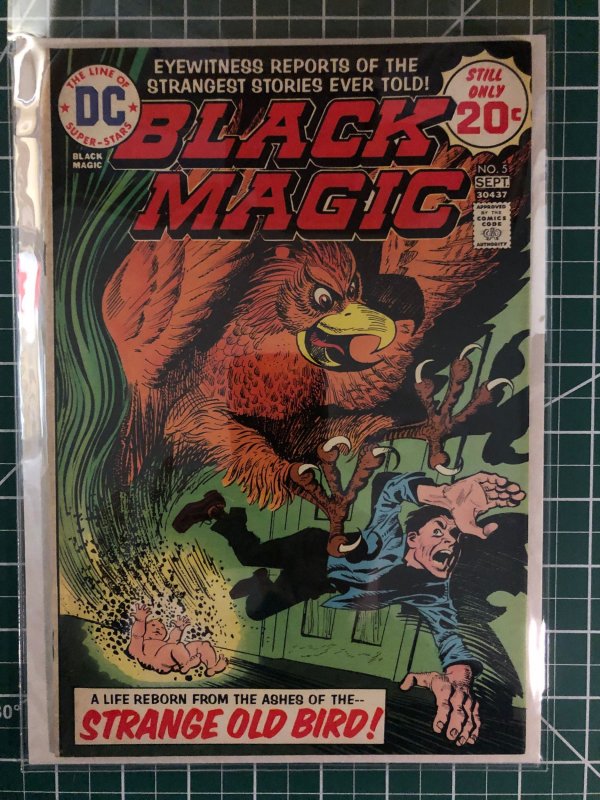 Black Magic #1 (x2), #3 (x2), #4, 5, 8 (1973)  Kirby and Simon artwork.