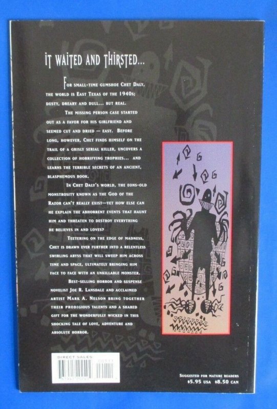 1996 BLOOD AND SHADOWS Book 1 NM Lansdale/Nelson DC Comics Vertigo