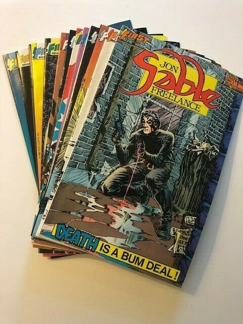 LOT of 13- JON SABLE-FREELANCE #2,7,8,11,26,32,33,35,37,40,42,45,46 F/VF (A80)