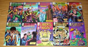 Liberal Man #1-10 VF/NM complete series pokes fun at liberals & democrats - set