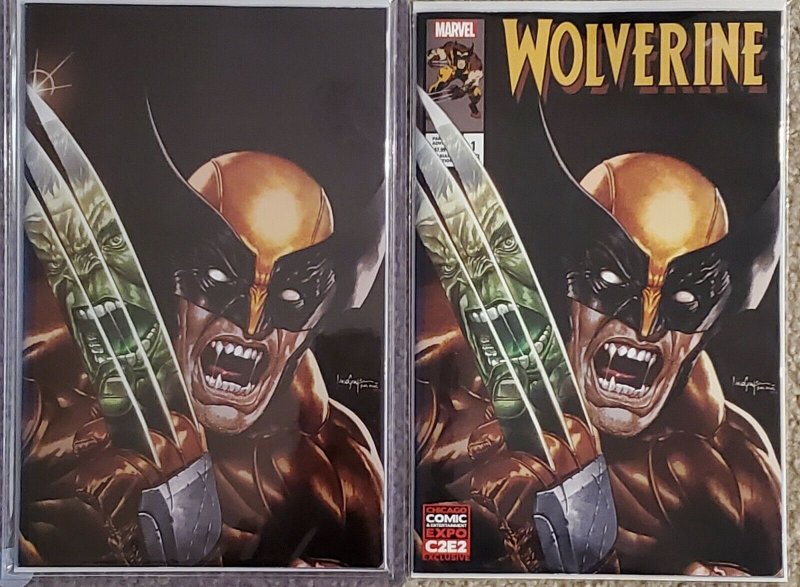  WOLVERINE #1 2020  C2E2 Mico Suayan Brown VIRGIN Incredible Hulk 340 