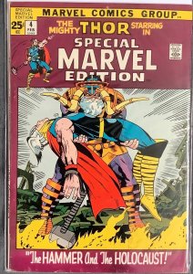 Special Marvel Edition #4 (1972, Marvel) Featuring Thor. FN+