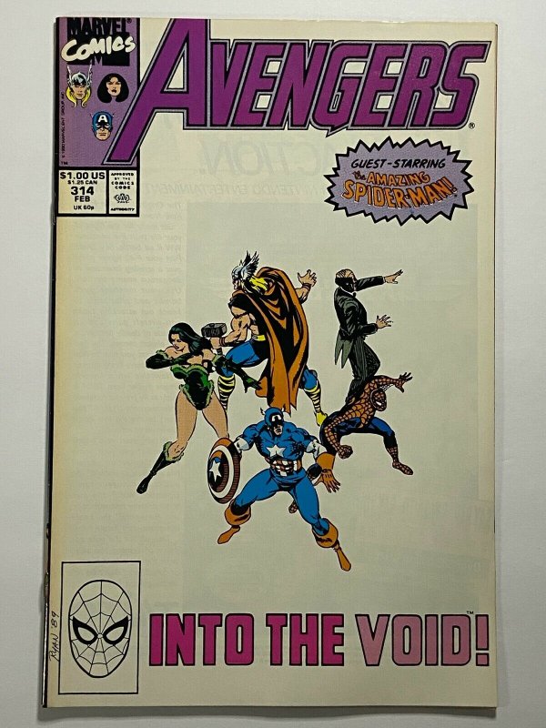 Avengers #314 Sersi Joins 1990 Marvel Comics