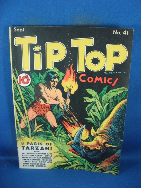 TIP TOP COMICS 41 VG F TARZAN 1939